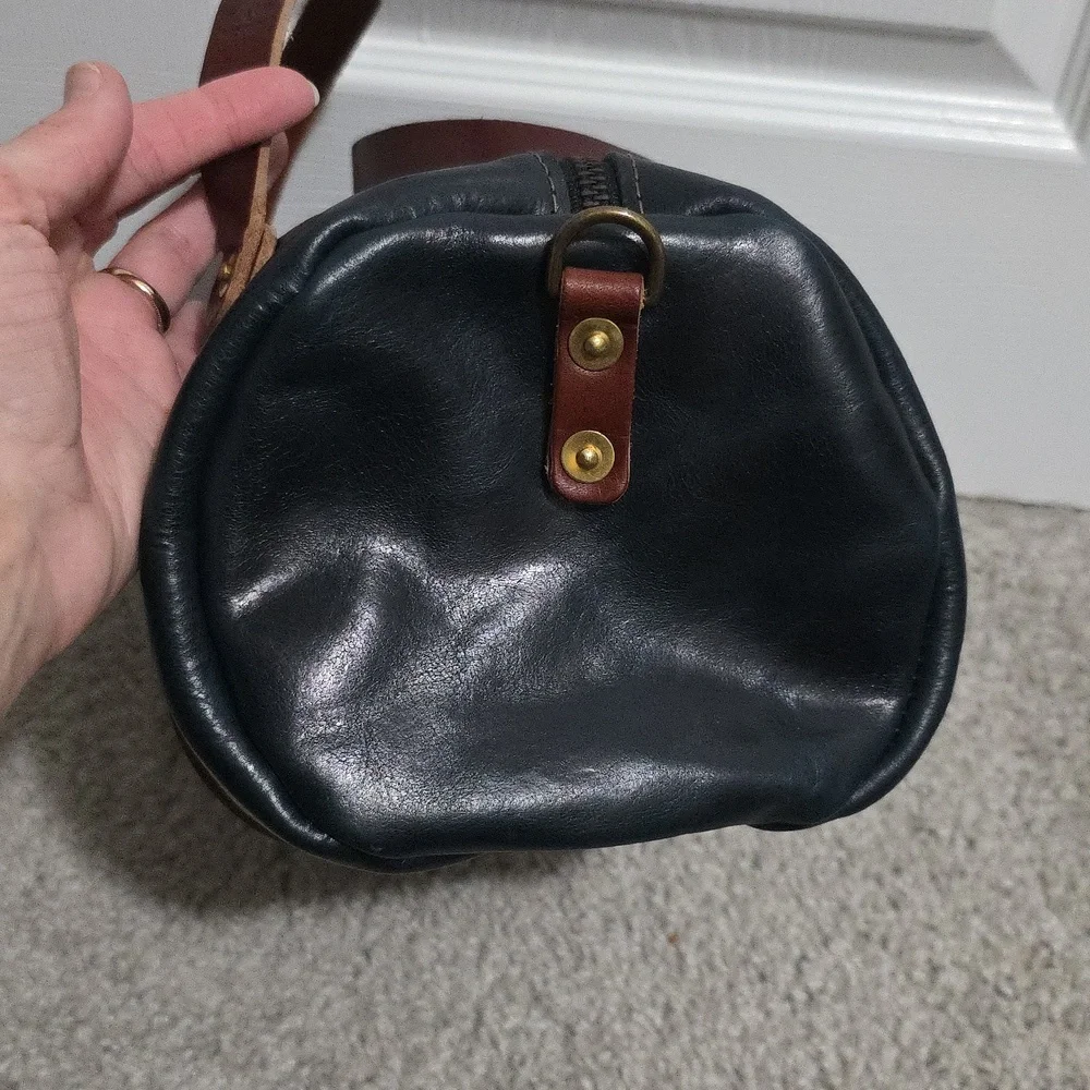 Go Forth Goods GFG Leather Regular Jane Indigo Bison Bag - Picture 5 of 9